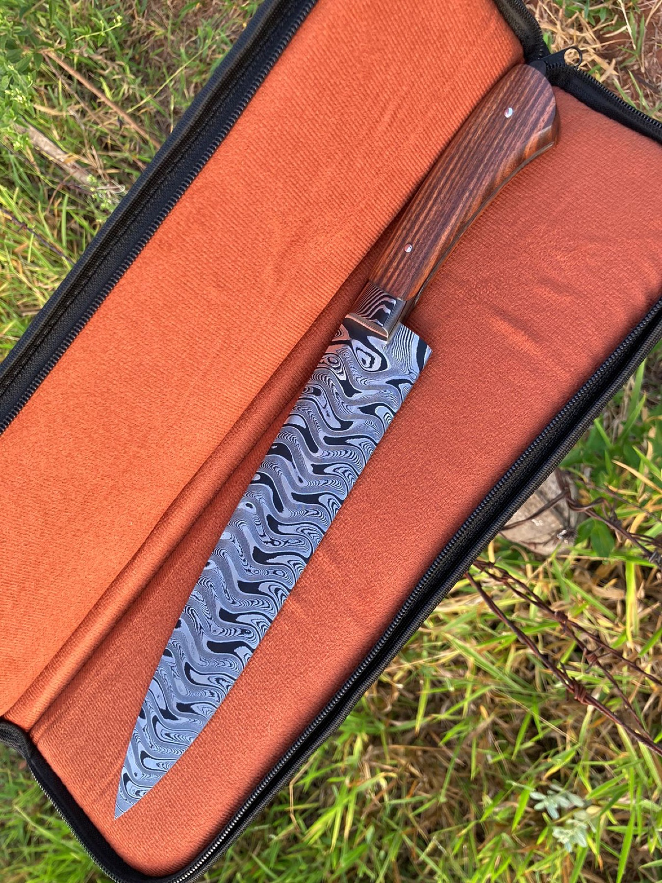 "Damascus" Kitchen Knife